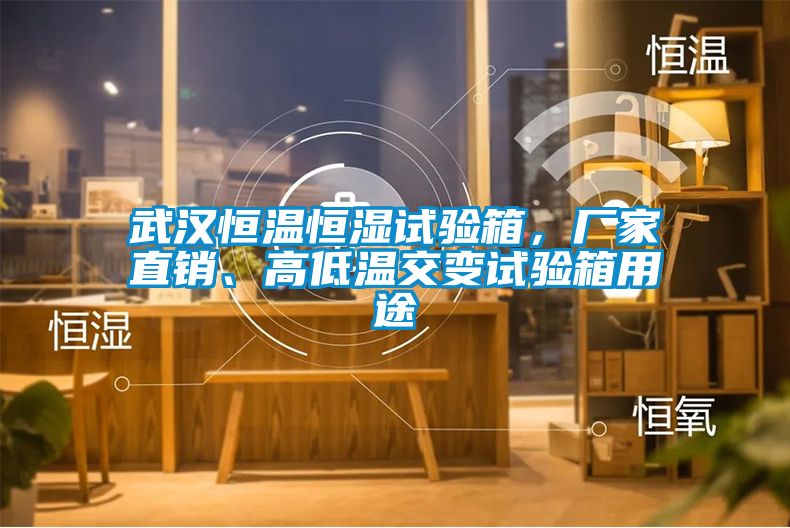 武漢恒溫恒濕試驗箱，廠(chǎng)家直銷(xiāo)、高低溫交變試驗箱用途
