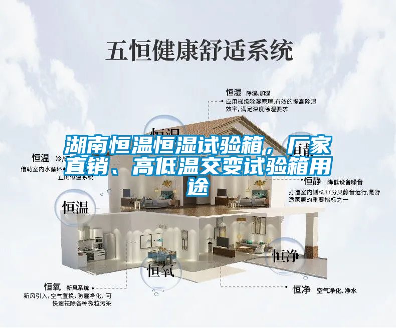 湖南恒溫恒濕試驗箱，廠(chǎng)家直銷(xiāo)、高低溫交變試驗箱用途