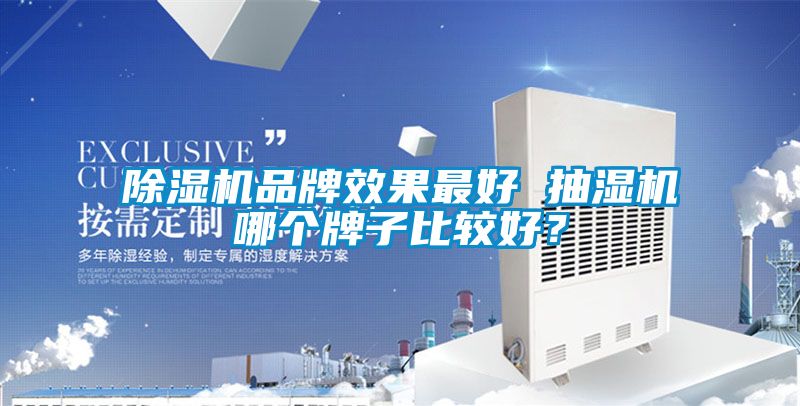 除濕機品牌效果最好 抽濕機哪個(gè)牌子比較好？