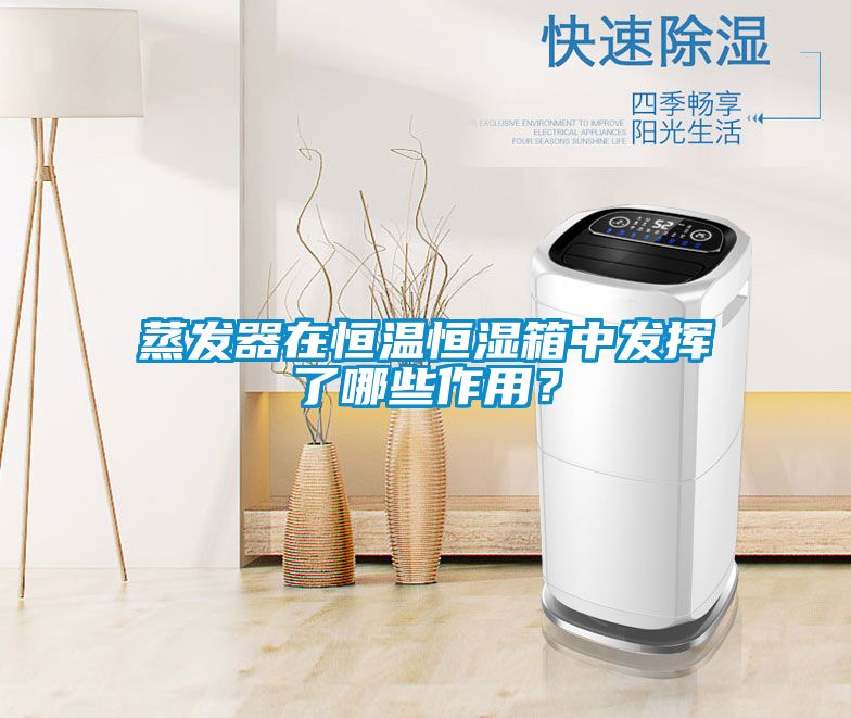 蒸發(fā)器在恒溫恒濕箱中發(fā)揮了哪些作用？