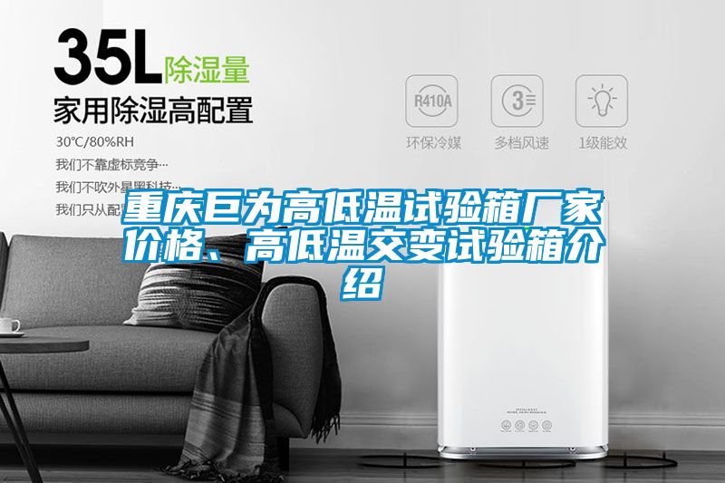 重慶巨為高低溫試驗箱廠(chǎng)家價(jià)格、高低溫交變試驗箱介紹