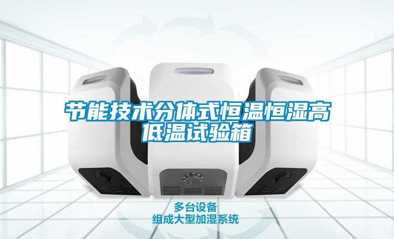 節能技術(shù)分體式恒溫恒濕高低溫試驗箱