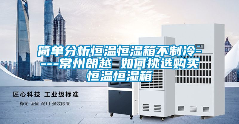 簡(jiǎn)單分析恒溫恒濕箱不制冷----常州朗越 如何挑選購買(mǎi)恒溫恒濕箱