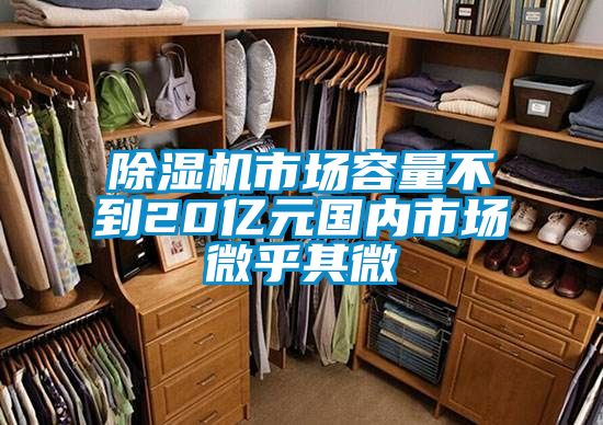 除濕機市場(chǎng)容量不到20億元國內市場(chǎng)微乎其微