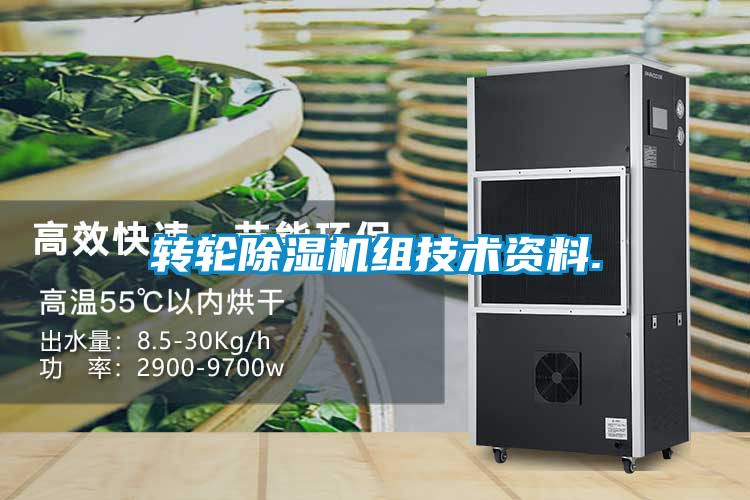 轉輪除濕機組技術(shù)資料.