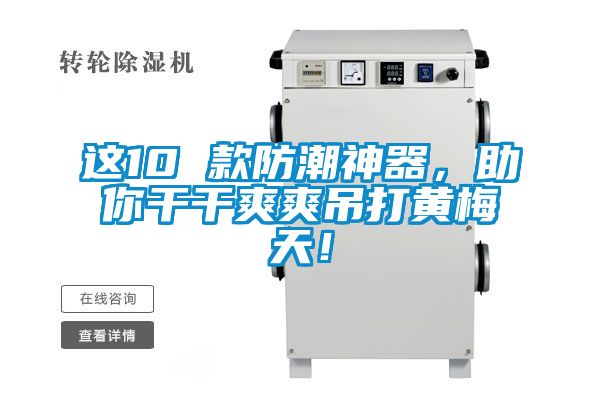 這10 款防潮神器，助你干干爽爽吊打黃梅天！