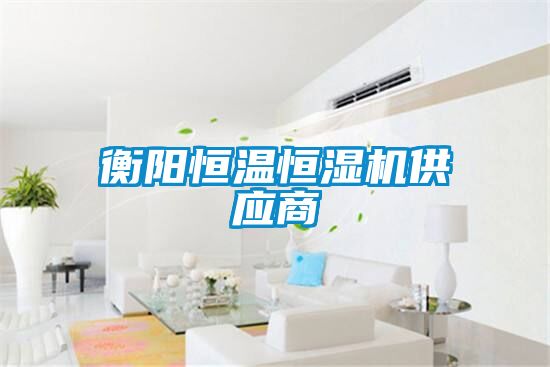 衡陽(yáng)恒溫恒濕機供應商