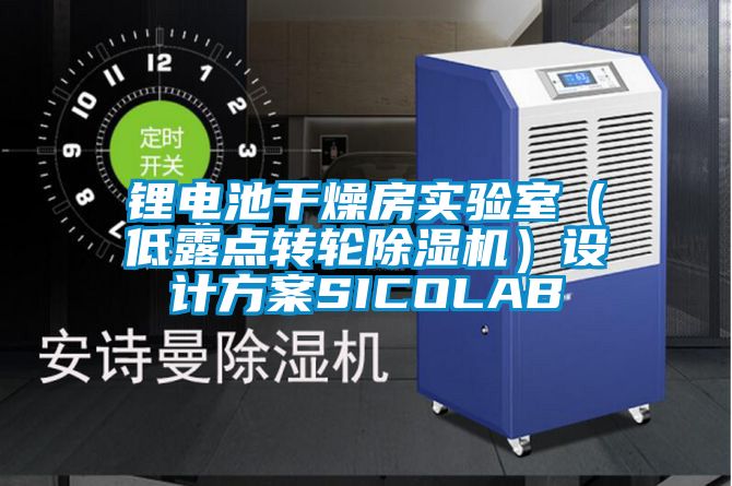 鋰電池干燥房實(shí)驗室（低露點(diǎn)轉輪除濕機）設計方案SICOLAB