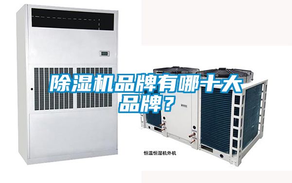 除濕機品牌有哪十大品牌？