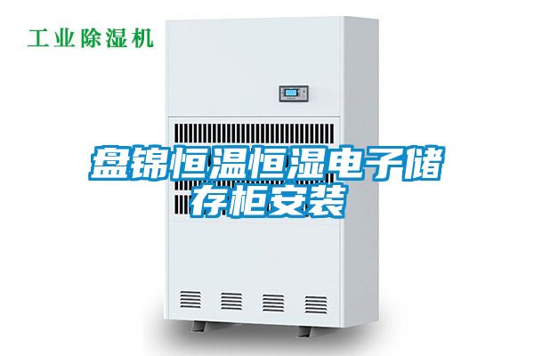 盤(pán)錦恒溫恒濕電子儲存柜安裝