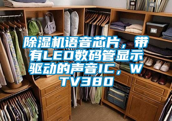 除濕機語(yǔ)音芯片，帶有LED數碼管顯示驅動(dòng)的聲音IC，WTV380