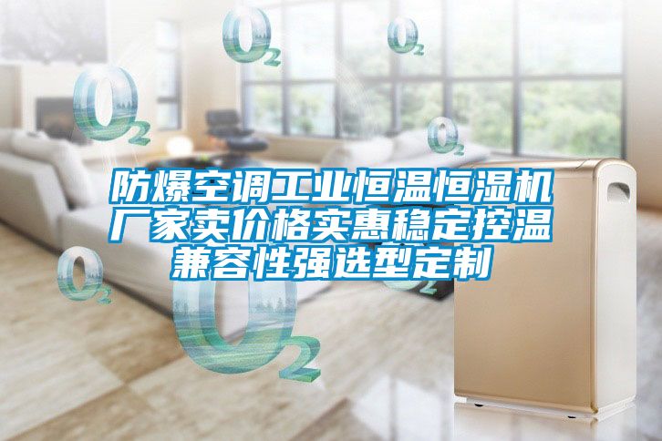防爆空調工業(yè)恒溫恒濕機廠(chǎng)家賣(mài)價(jià)格實(shí)惠穩定控溫兼容性強選型定制