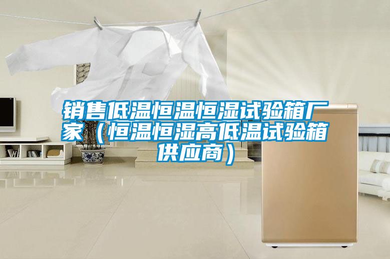 銷(xiāo)售低溫恒溫恒濕試驗箱廠(chǎng)家（恒溫恒濕高低溫試驗箱供應商）