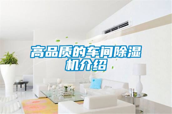高品質(zhì)的車(chē)間除濕機介紹