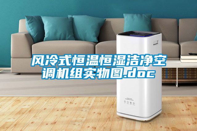 風(fēng)冷式恒溫恒濕潔凈空調機組實(shí)物圖.doc