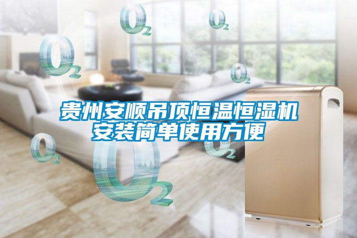 貴州安順吊頂恒溫恒濕機安裝簡(jiǎn)單使用方便