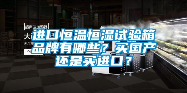 進(jìn)口恒溫恒濕試驗箱品牌有哪些？買(mǎi)國產(chǎn)還是買(mǎi)進(jìn)口？
