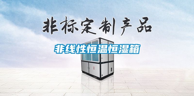 非線(xiàn)性恒溫恒濕箱