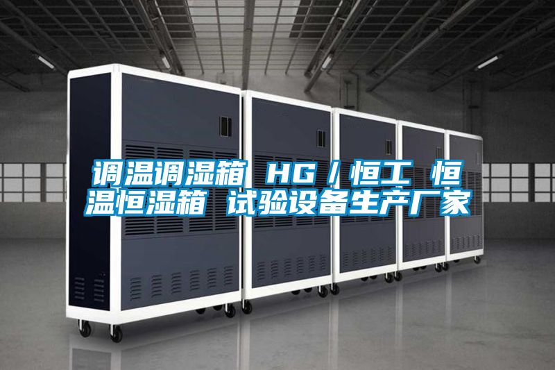 調溫調濕箱 HG／恒工 恒溫恒濕箱 試驗設備生產(chǎn)廠(chǎng)家