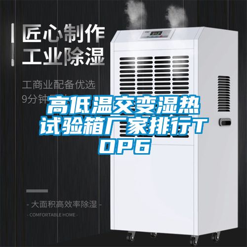 高低溫交變濕熱試驗箱廠(chǎng)家排行TOP6