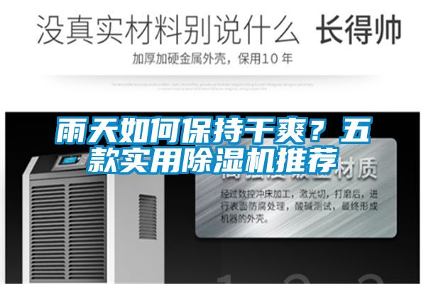 雨天如何保持干爽？五款實(shí)用除濕機推薦