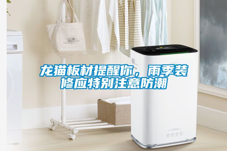 龍貓板材提醒你，雨季裝修應特別注意防潮