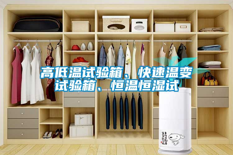 高低溫試驗箱、快速溫變試驗箱、恒溫恒濕試