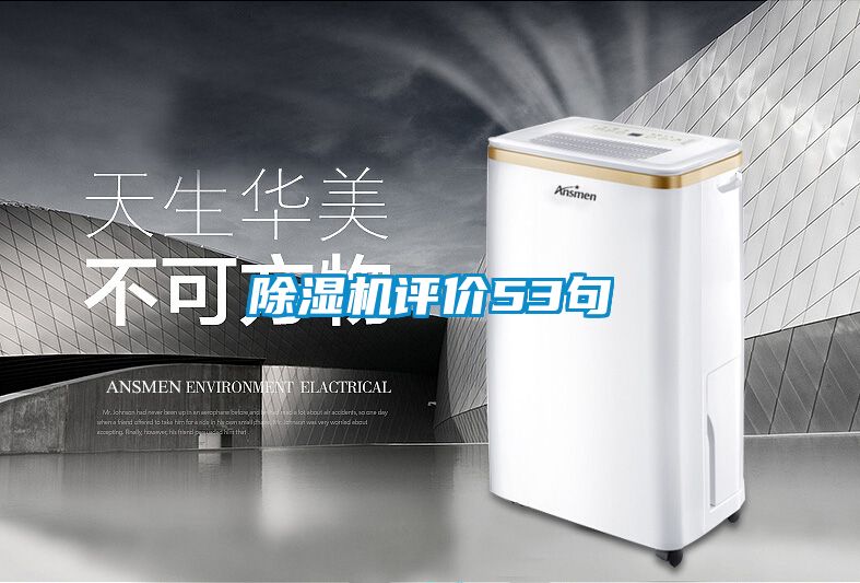 除濕機評價(jià)53句