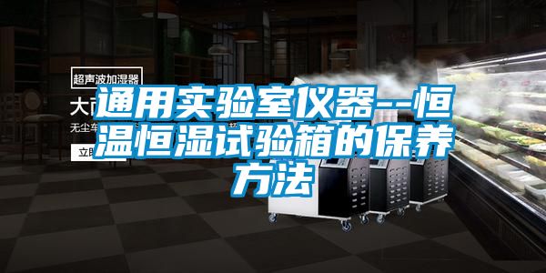 通用實(shí)驗室儀器--恒溫恒濕試驗箱的保養方法